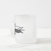 Kunst-Deko Mattglastasse (Vorderseite Links)
