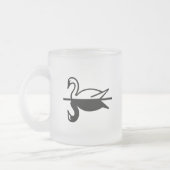 Kunst-Deko Mattglastasse (Links)