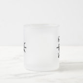 Kunst-Deko Mattglastasse (Mittel)