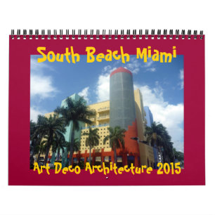 Kunst-Deko Miami 2015 Kalender