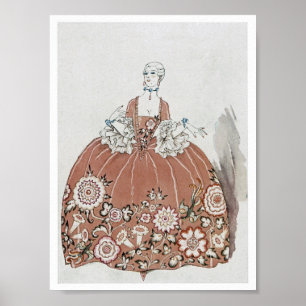 Kunst-Deko-Mode-Illustration Poster