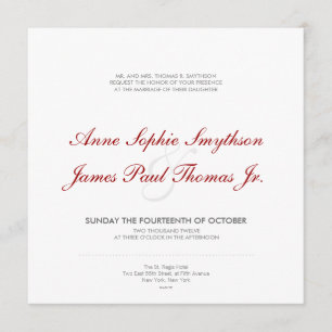 Kunst-Deko-moderne Hochzeits-Einladung Einladung