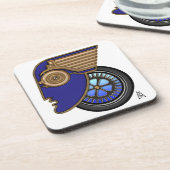 Kunst-Deko Motorhead Untersetzer (Linke Seite)