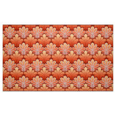 Kunst-Deko-Muschel-Muster, Mandarine Stoff (Fat Quarter (45,7 x 55,9 cm))