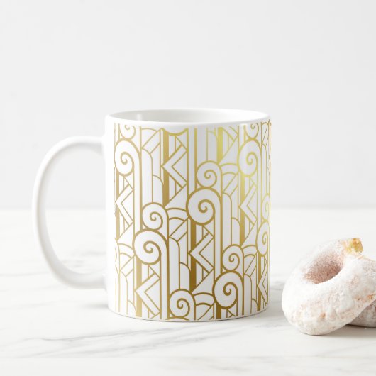 Kunst-Deko-Muster-Tasse Kaffeetasse (Mit Donut)