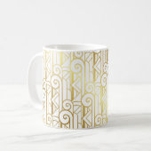 Kunst-Deko-Muster-Tasse Kaffeetasse (Vorderseite Links)