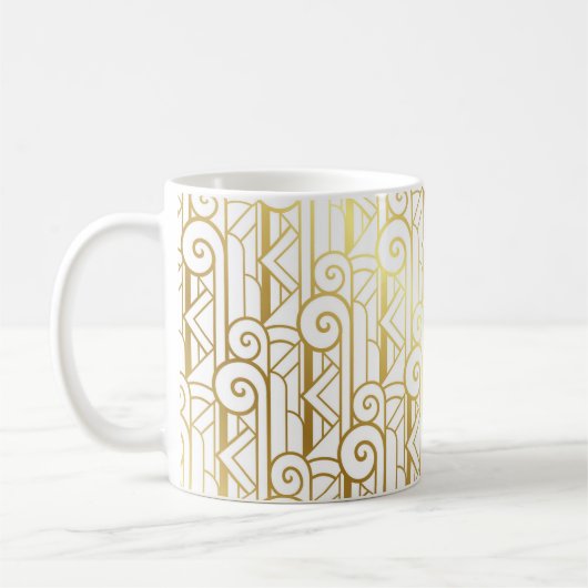 Kunst-Deko-Muster-Tasse Kaffeetasse (Links)