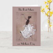 KUNST-DEKO-MUTTER-TAGESgruß-KARTE Karte (Gelbe Blume)