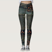 Kunst-Deko-Nachtgarten Leggings (Vorderseite)