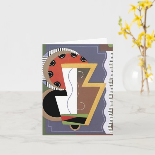 Kunst-Deko Notecard Karte (Gelbe Blume)