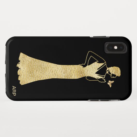 *~* Kunst-Deko Nouveau Case-Mate iPhone Hülle (Rückseite (Horizontal))