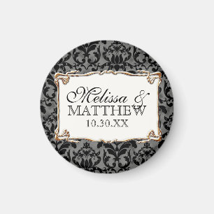 Kunst-Deko Nouveau Gatsby Spitze-Blick des Magnet