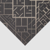 Kunst-Deko, nouveau, Silber, Schwarzes, elegant, Seidenpapier (Ausschnitt)