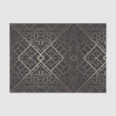 Kunst-Deko, nouveau, Silber, Schwarzes, elegant, Seidenpapier (Vorderseite)