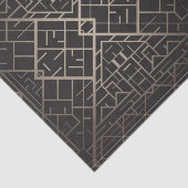 Kunst-Deko, nouveau, Silber, Schwarzes, elegant, Seidenpapier (Ausschnitt)