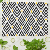 Kunst-Deko-Pfeile mit Goldakzent-Muster Handtuch (Gefaltet)