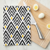 Kunst-Deko-Pfeile mit Goldakzent-Muster Handtuch (Viertel Falte)