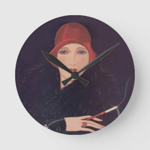 Kunst-Deko-Prallplatten-Wand-Uhr Runde Wanduhr