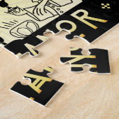 Kunst-Deko-Retro Inspirational sonniges Verhalten Puzzle (Seite)