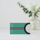 Kunst-Deko-Retro Visitenkarte (Stehend Vorderseite)