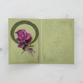 Kunst-Deko-Rosen Karte (Innenseite)