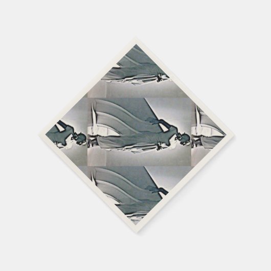 Kunst-Deko-Schönheit Serviette (Ecke)