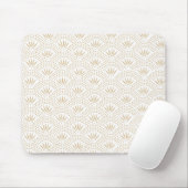 Kunst-Deko Seigaiha Wellen-Muster Mousepad (Mit Mouse)