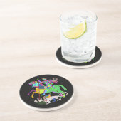 Kunst-Deko St George der DracheSlayer Getränkeuntersetzer (Seite)