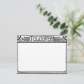 Kunst-Deko Steampunk Telegramm-Postkarte Postkarte (Stehend Vorderseite)