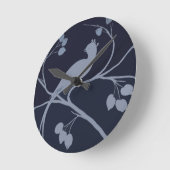 Kunst-Deko-Taube Runde Wanduhr (Winkel)