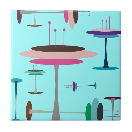 Kunst-Deko-Türme Fliese (Vorderseite)