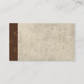 Kunst-Deko Visitenkarte (Rückseite)