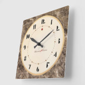 Kunst-Deko-Wand-Uhr Quadratische Wanduhr (Winkel)