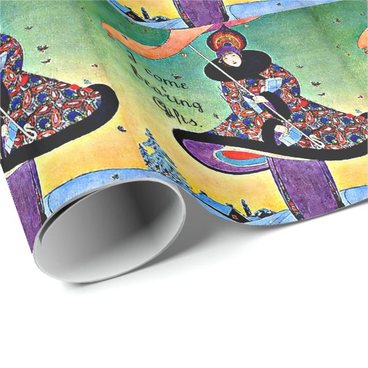 Kunst-Deko-Weihnachten Geschenkpapier (Rolleneckpunkt)