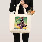 Kunst-Deko-Weihnachten Jumbo Stoffbeutel (Vorderseite (Produkt))
