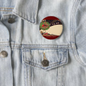 Kunst-Deko-Weihnachtssankt-Knopf Button (Beispiel)