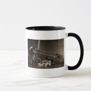 Kunst-Deko-Zug New York zentraler Vintager Tasse