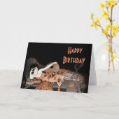 Kunst-Deko-Zwanzigerjahre, die Karte Dame (Gelbe Blume)