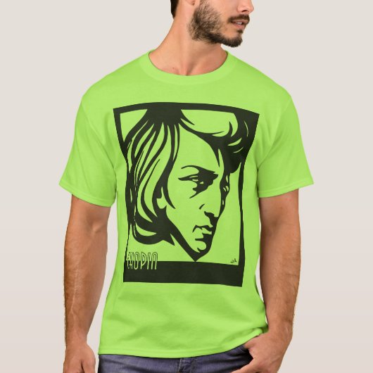 Kunst-Dekoart Chopin T-Shirt (Vorderseite)