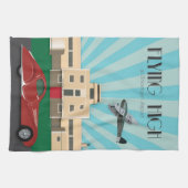 Kunst-Dekoart-Küchentuch - Shoreham Flughafen Handtuch (Horizontal)