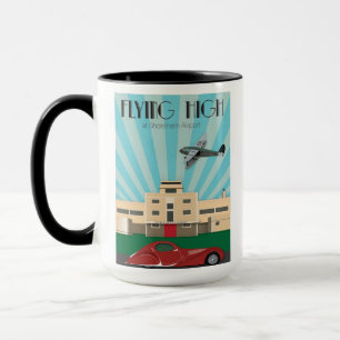 Kunst-Dekoart-Tasse, die Shoreham Flughafen Tasse