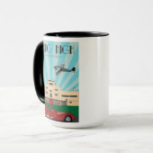 Kunst-Dekoart-Tasse, die Shoreham Flughafen Tasse (Vorderseite Links)