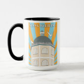 Kunst-Dekoart-Tasse, die Worthing Haube Tasse (Links)