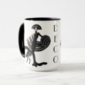 Kunst-Dekoborzoi-Tasse Tasse (Vorderseite Links)