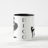 Kunst-Dekoborzoi-Tasse Tasse (Zentrum)