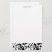Kunst-Dekobriefpapier personalisiert Briefpapier (Vorne/Hinten)