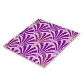 Kunst-Dekofanmuster - lila und Orchidee Fliese (Seite)