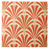 Kunst-Dekofanmuster - Mandarine Fliese (Vorderseite)
