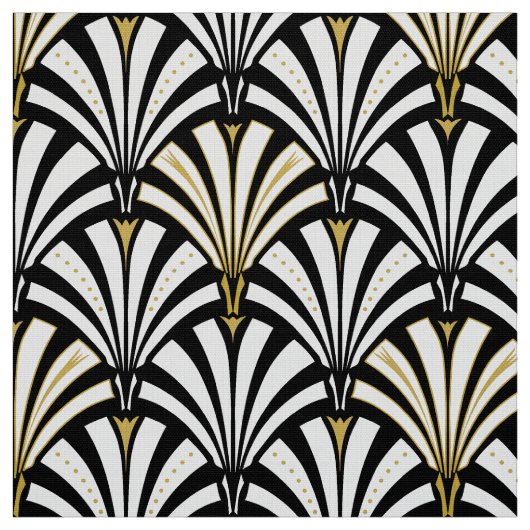 Kunst-Dekofanmuster - Schwarzweiss Stoff (Muster)