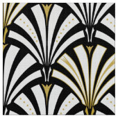 Kunst-Dekofanmuster - Schwarzweiss Stoff (Nahaufnahme)